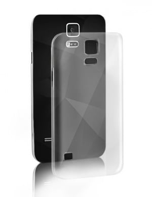 Qoltec 51274 Cell Phone Case, 12.7 cm (5"), Clear