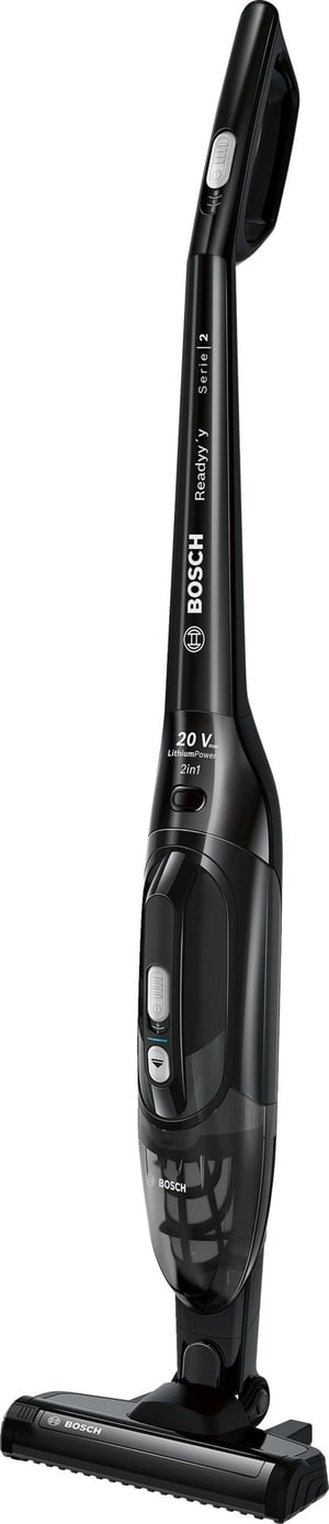 Bosch Serie 2 BBHF220 okurzacz na kiju/szczotka elektryczna Odkurzacz stojący 2 w 1 Bateria Suchy Bez worka Czarny