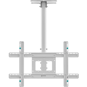 ONKRON Uchwyt sufitowy do TV 32"-80" maks 68 kg, pochylny-obrotowy, biały