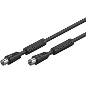 Alcasa S-PAK10S kabel koncentryczny 10 m Czarny