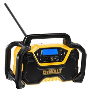DeWALT DCR029-QW trådlös bärbar radio, svart, gul