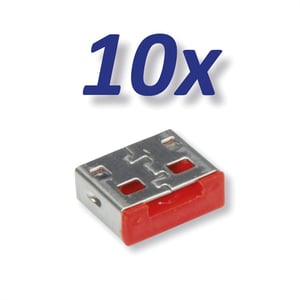 ROLINE 11.02.8331 Port Blocker USB Type-A Port Lock Key, Gray, 10 pcs.
