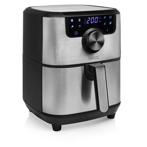 Princess 182033 Pojedyńczy 4,5 l Autonomiczny 1500 W Frytkownica na gorące powietrze Srebrny