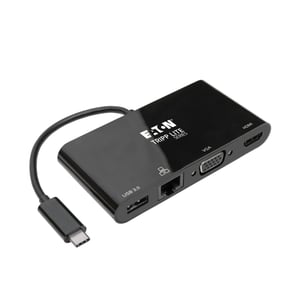Tripp Lite U444-06N-HV4GUB External USB Graphics Card, Black
