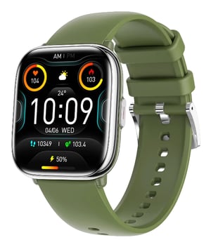 myPhone Watch Pastel 4,45 cm (1.75") AMOLED 40 mm Cyfrowy 390 x 450 px Ekran dotykowy Srebrny