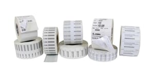 Zebra 10026770 Barcode Label, White