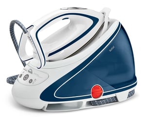 Tefal Pro Express Ultimate Care GV9570E0 2600 W 1,9 l Durilium-Bügeleisen Autoclean Blau, Weiß