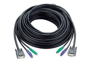 ATEN PS/2 KVM-kabel, svart, 1,2 m