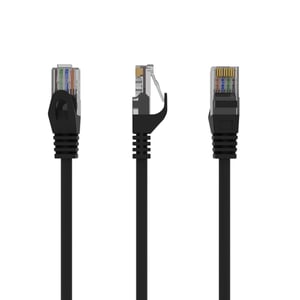 Gembird PP6U-0.25M/BK Netzwerkkabel Schwarz 0,25 m Cat6 U/UTP (UTP)