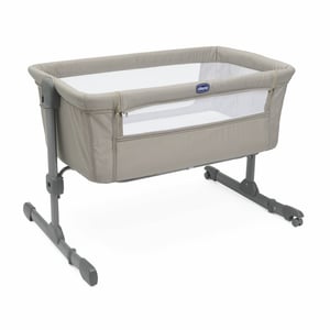 Chicco Next2Me Essential Babybett für Neugeborene, Kunststoff, Beige, Grau