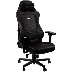 noblechairs Hero Echtleder-Luftpolster-Sessel mit gepolsterter Rückenlehne