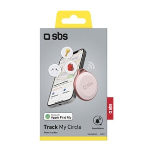 SBS TEFINDBTAPP lokalizator GPS Uniwersalne Wyszukiwarka Różowy