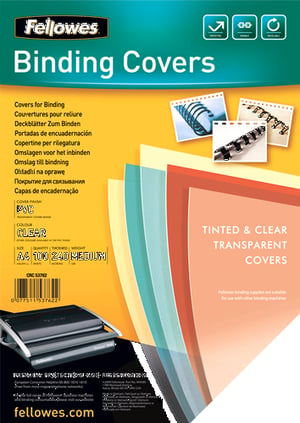Fellowes 53762 Clear Plastic Sleeves, 100 pcs.