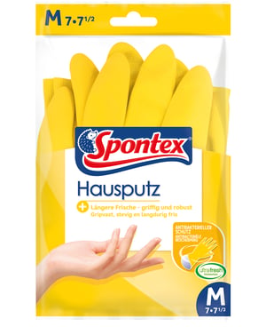 Spontex 12110027 rękawica do sprzątania Lateks Żółty Damski M