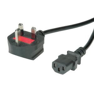 VALUE 19.99.2019 strömkabel Svart 3 m BS 1363 IEC 320