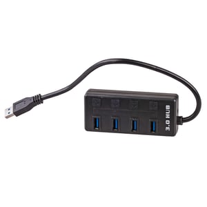 Akyga AK-AD-33 huby i koncentratory USB 3.2 Gen 1 (3.1 Gen 1) Type-A 500 Mbit/s Czarny