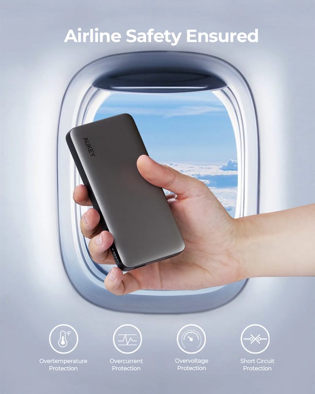 фото Зовнішній акумулятор (павербанк) Aukey PB-Y41 10000 mAh Grey