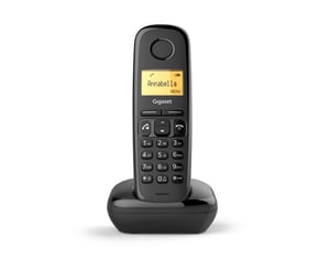 Gigaset A270 DECT-Telefon Name und Identifizierung des Anrufers Schwarz