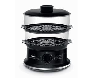 Tefal - Small Appliances - Cooking Appliances - 3-Basket Steam Pressure Cooker. Freestanding, Black