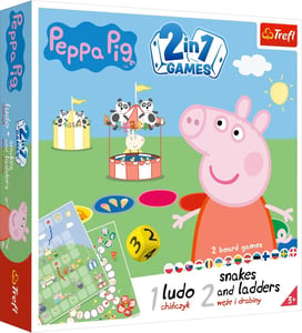 Peppa Pig 2-in-1: Ludo/Schlangen und Leitern Peppa