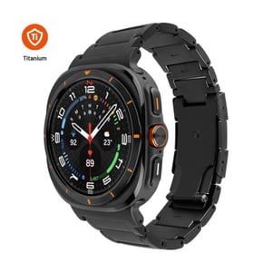 FIXED Titanium Strap Pasek Czarny Tytan, Stal nierdzewna