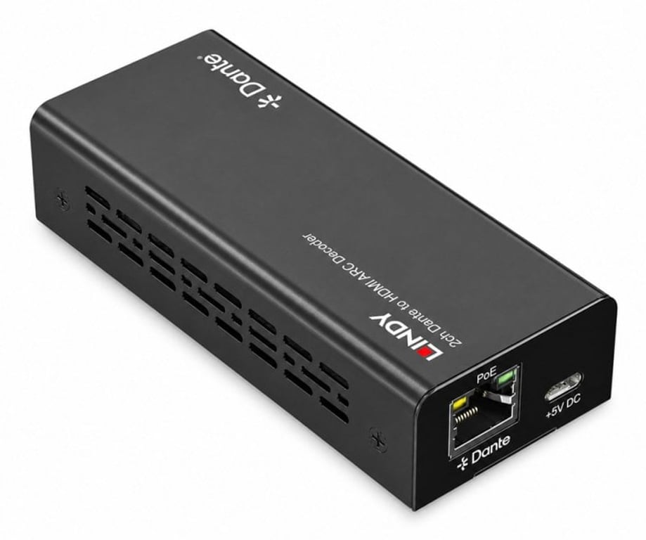 Lindy 70621 konwerter plików audio Czarny
