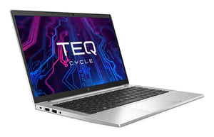 Teqcycle HP EliteBook 840 G7 Intel® Core™ i5 i5-10210U Laptop 35,6 cm (14") Full HD 16 GB DDR4-SDRAM 256 GB SSD Wi-Fi 6 (802.11ax) Windows 11 Pro Niemiecki Srebrny