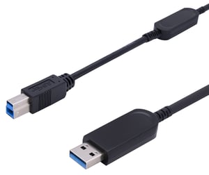 ProXtend USB3ABAOC-20 USB-kabel USB 3.2 Gen 1 (3.1 Gen 1) 20 m USB A till USB B Svart