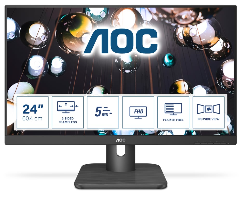 Ecran PC 27 AOC 27B2H FullHD LCD LED IPS 16:9 HDMI VGA NEUF -  MonsieurCyberMan