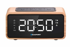 Blaupunkt CR65BT Radio, tragbar, analog und digital, schwarz, Holz