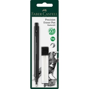 Faber-Castell Precision Eraser Pen, Plastic, Black, 1 pc.