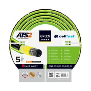 CELLFAST 5901828852404 wąż ogrodowy 25 m Nad ziemią Czarny, Zielony, Żółty