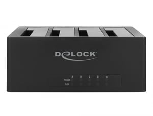 DeLOCK 63930 USB 3.2 Gen 1 (3.1 Gen 1) Type-B Hard Drive Docking Station, Black