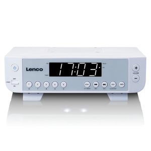 Lenco KCR-11 Tragbares Analoggerät, weiß