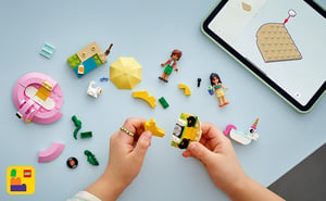 LEGO Friends Impreza na basenie z jednorożcem i flamingiem