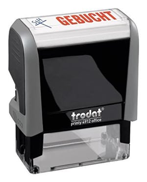 Wedo 51 4912212 Samotuszujący Stempel tekstowy Plastik