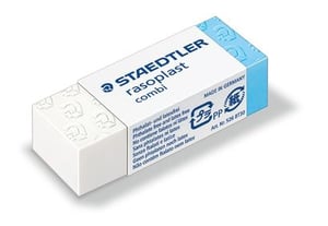Staedtler rasoplast combi 526 BT eraser, White, 1 pc.