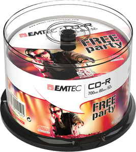 Emtec ECOC805052CB CD-R 700 MB 52x, 50-pack
