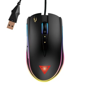 GAMDIAS Zeus P1 Optical myszka Gaming Po prawej stronie USB Typu-A Optyczny 12000 DPI
