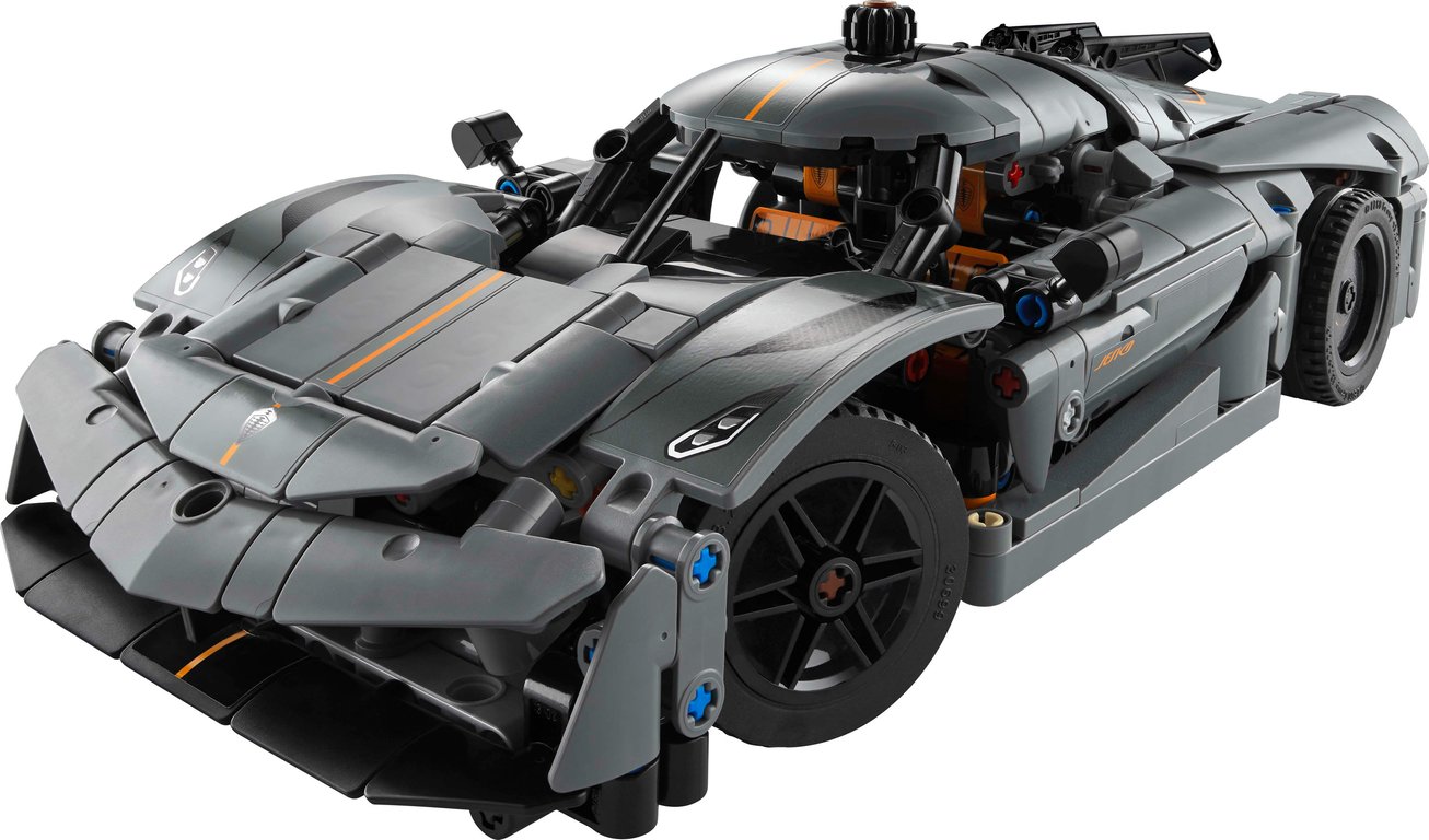 фото Авто-конструктор LEGO Technic Koenigsegg Jesko Absolut Grey Гіперкар (42173)