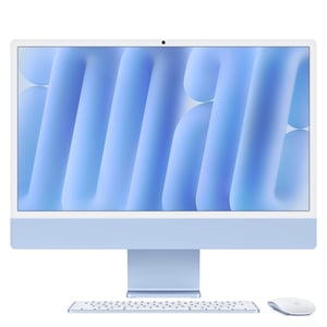 Apple iMac Apple M M4 59,7 cm (23.5") 4480 x 2520 px All-in-One PC 24 GB 512 GB SSD macOS Sequoia Wi-Fi 6E (802.11ax) Niebieski