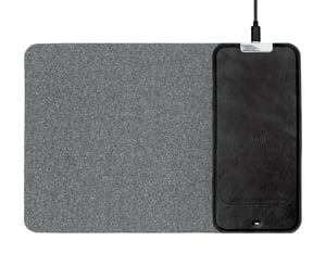 ProXtend PX-WIC005 Ladegerät für mobile Geräte: Smartphone, Kopfhörer, grau, DC, kabelloses Laden, Schnellladen, intern