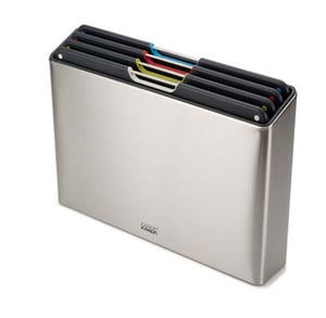 Joseph Joseph Folio Steel Rectangular Stainless Steel Cutting Board