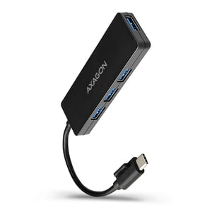 Axagon HUE-G1C USB 3.2 Gen 1 (3.1 Gen 1) Type-C-Hubs und -Konzentratoren, 5000 Mbit/s, schwarz