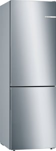 Bosch Serie 6 KGE36ALCA Freestanding Refrigerator-Freezer, 308 L, Stainless Steel