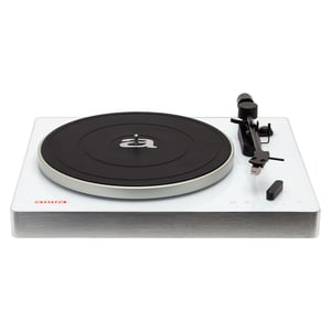Aiwa APX-680BT/WT obrotowy talerz gramofonu Gramofon z napędem pasowym Biały Automatyczny