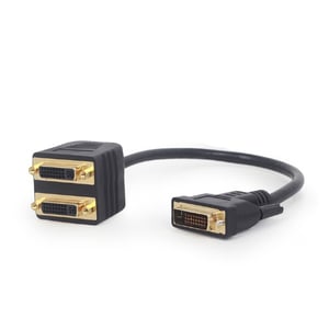 Gembird A-DVI-2DVI-01 DVI-kabel 0,3 m 2 x DVI-D DVI-D Svart