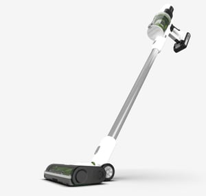 Greenworks GR4701107UBVT stavdammsugare/elektrisk borste Vertikal dammsugare Batteri Torr HEPA Påsfri Vit 4 Ah
