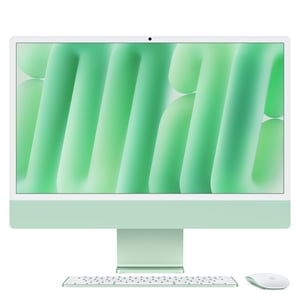 Apple iMac Apple M M4 59.7 cm (23.5") 4480 x 2520 px All-in-One PC 16 GB 256 GB SSD macOS Sequoia Wi-Fi 6E (802.11ax) Green