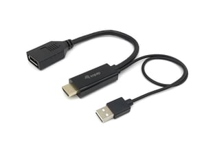 Equip 119039 Kabeladapter 0,15 m HDMI Typ A (Standard) DisplayPort Schwarz